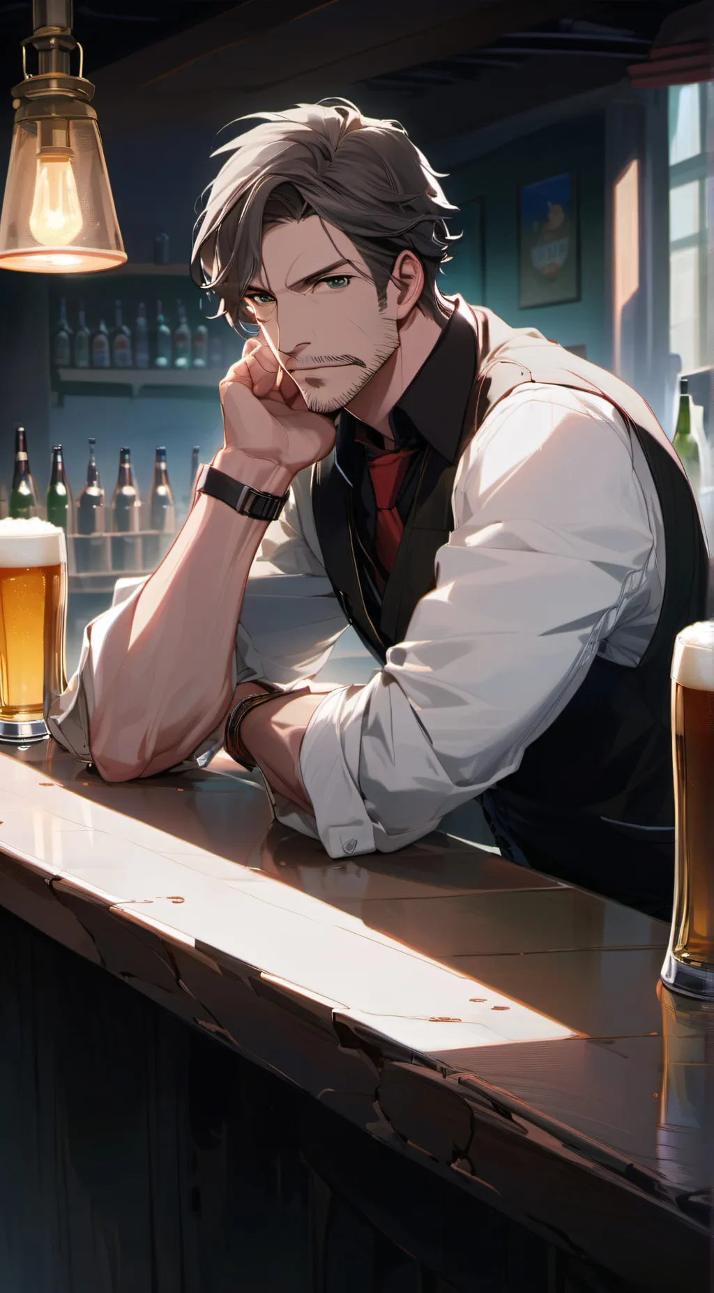 ai character: hitting on you background