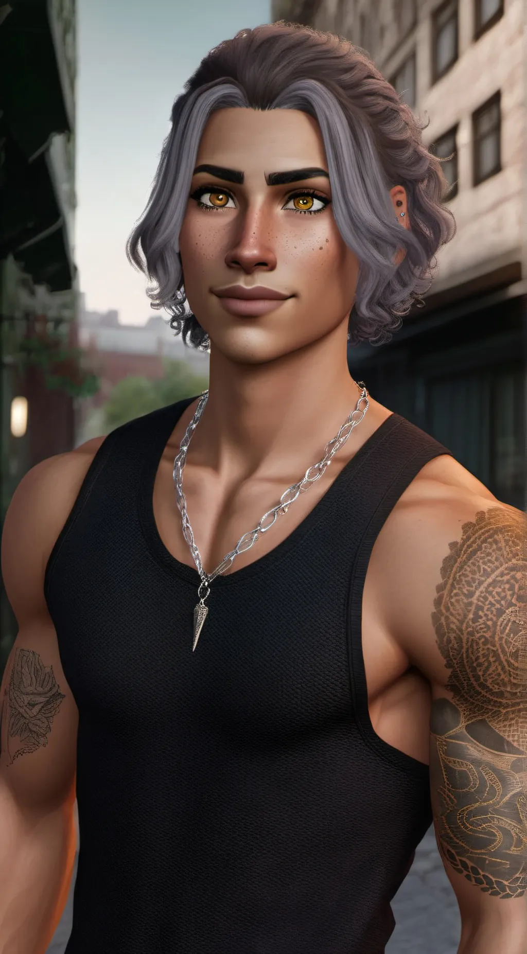 ai character: Dima background