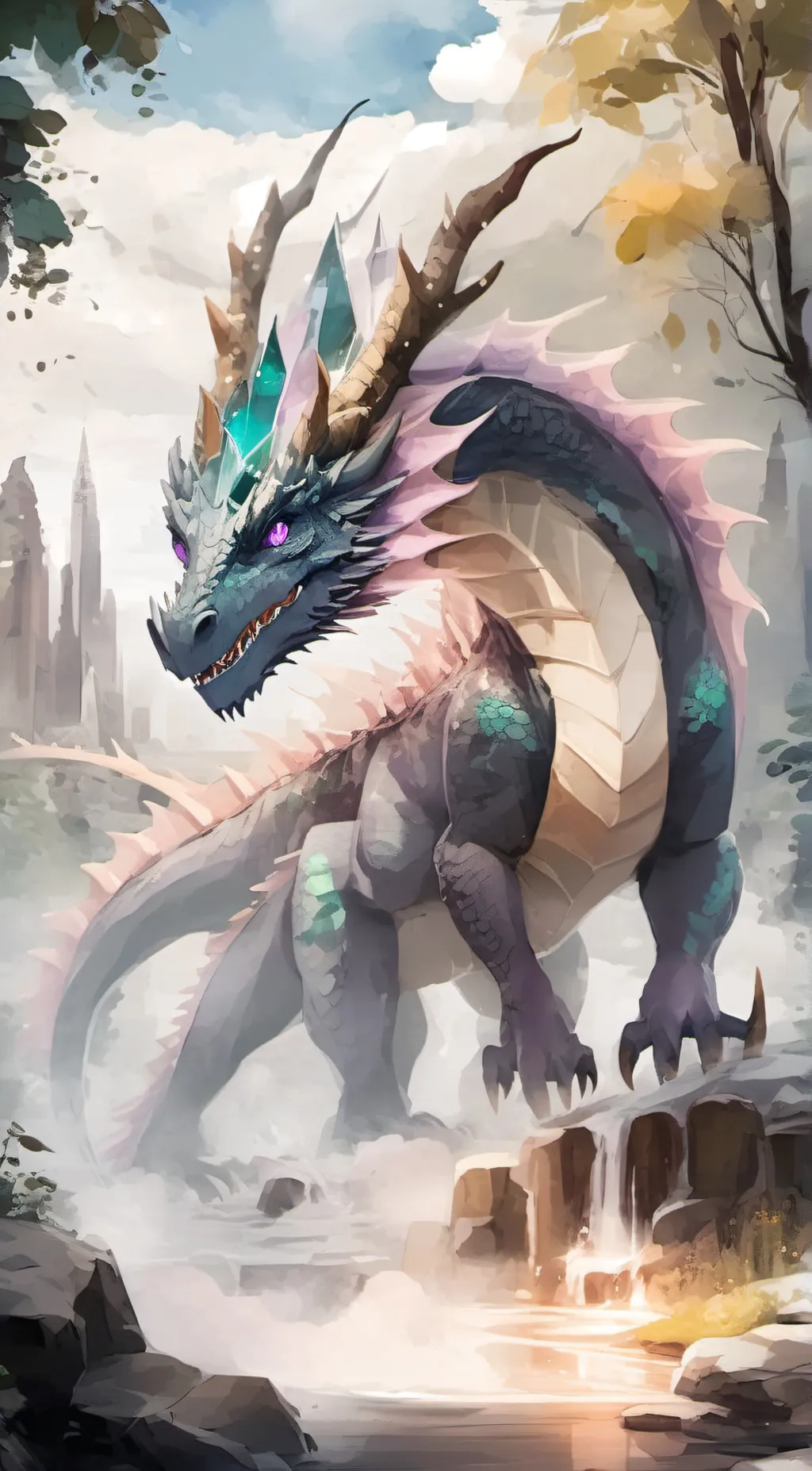 ai character: Dragon u make name background