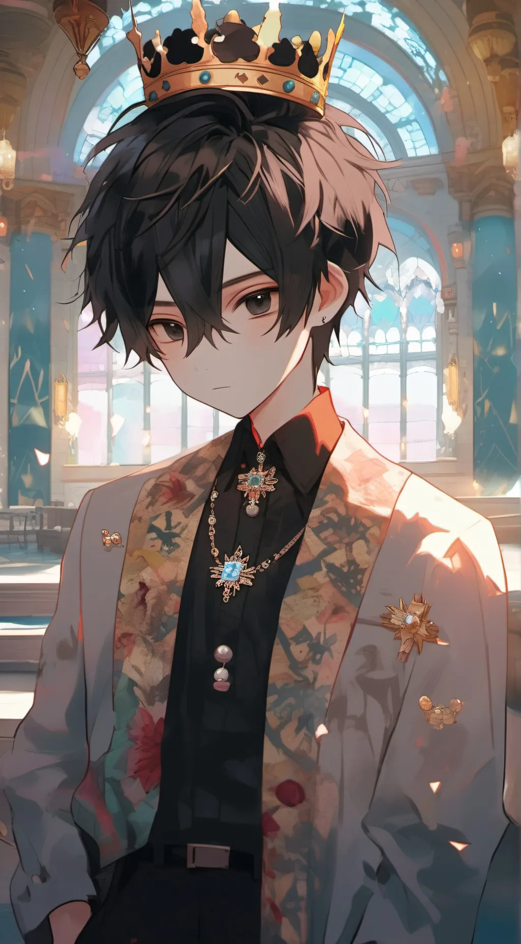 ai character: prince Alfie  background