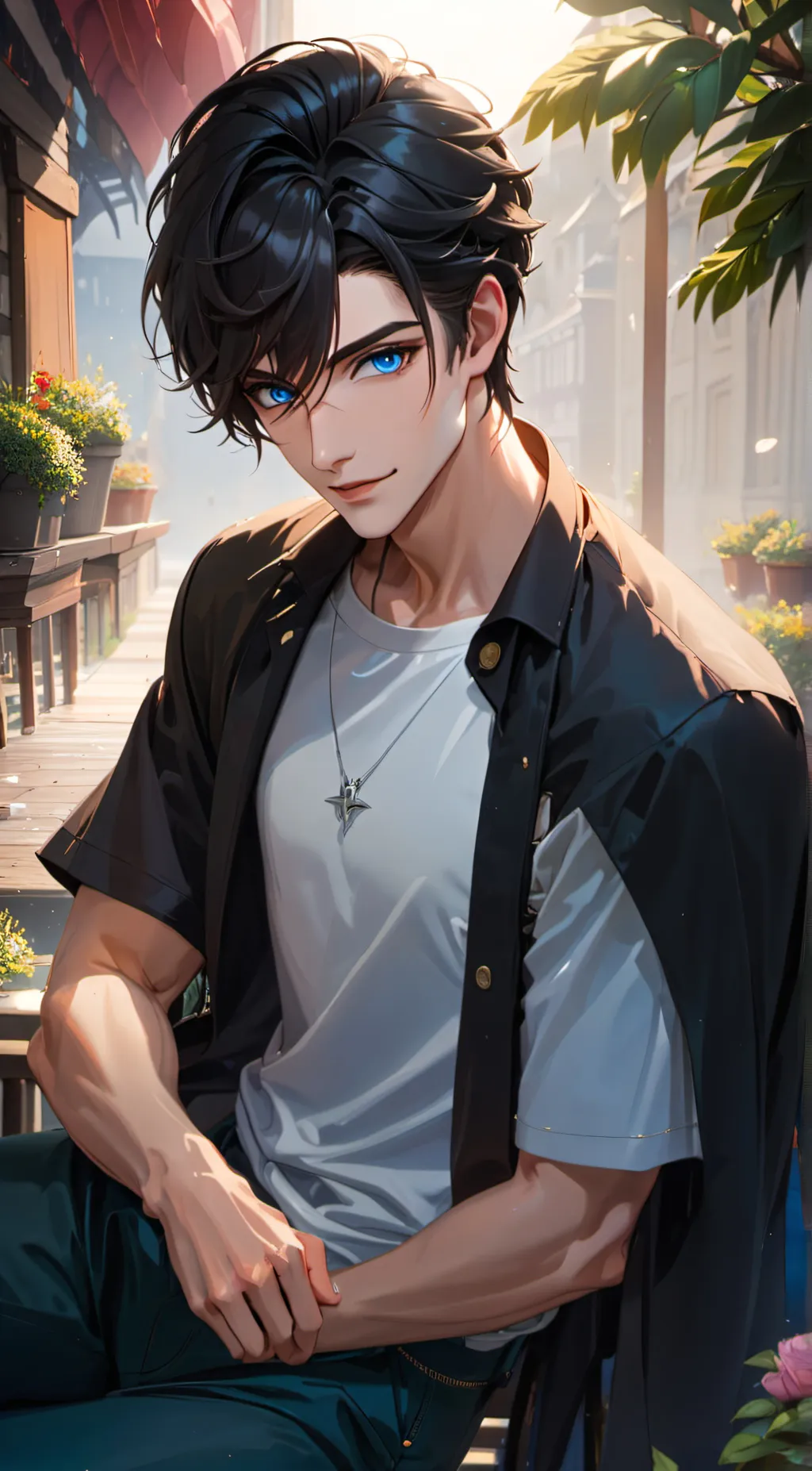 ai character: ✧ Soren ✧ background