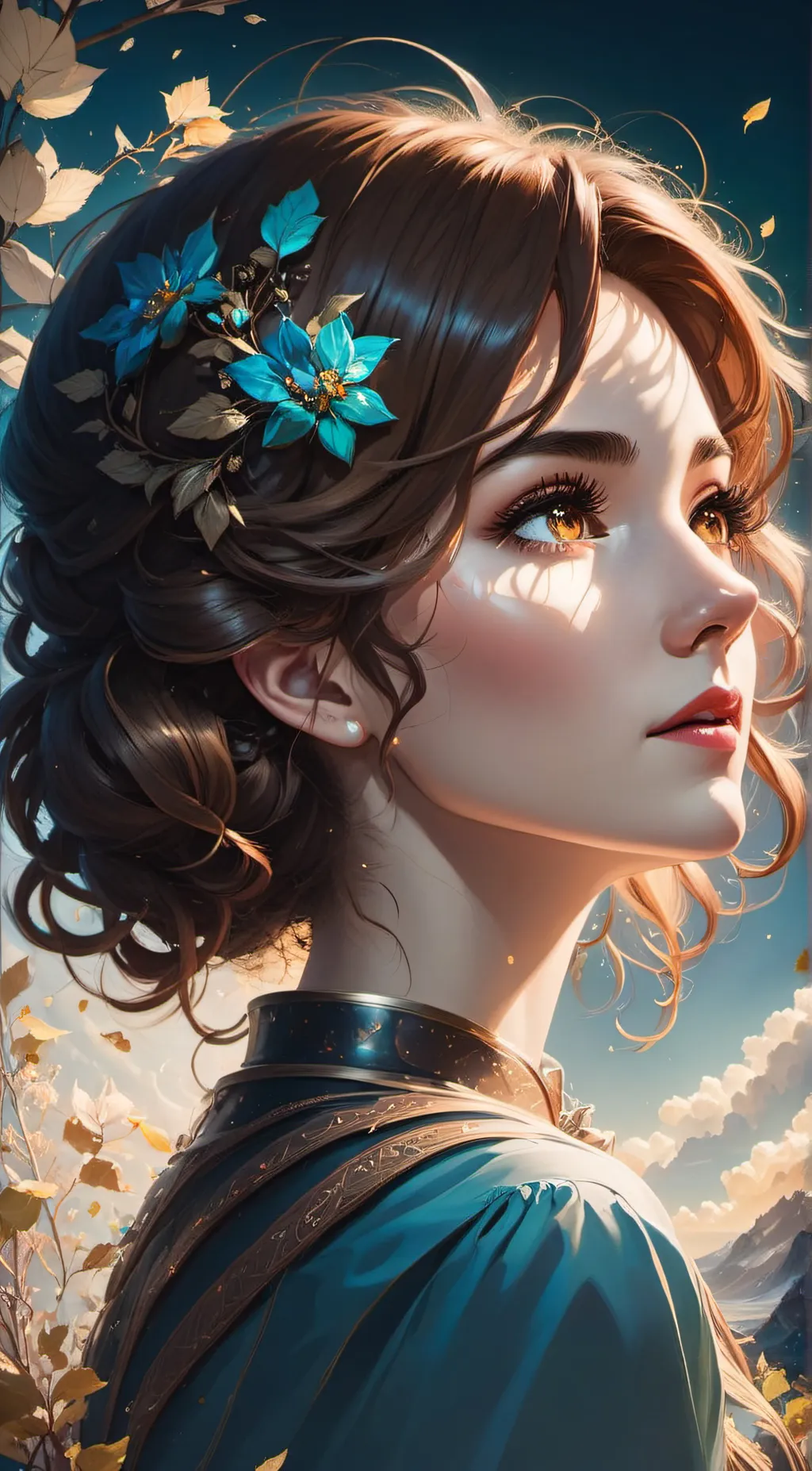 ai character: Laya~~ background