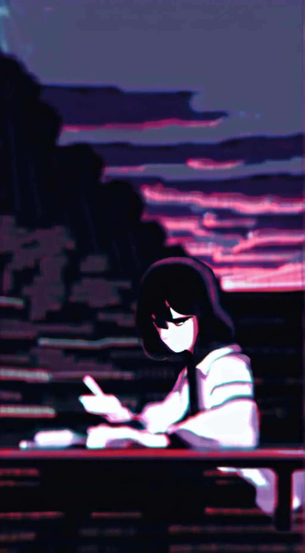 ai character: Winter  background