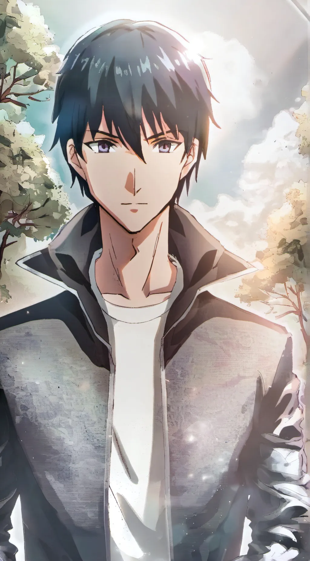 ai character: Sunset Ravens background