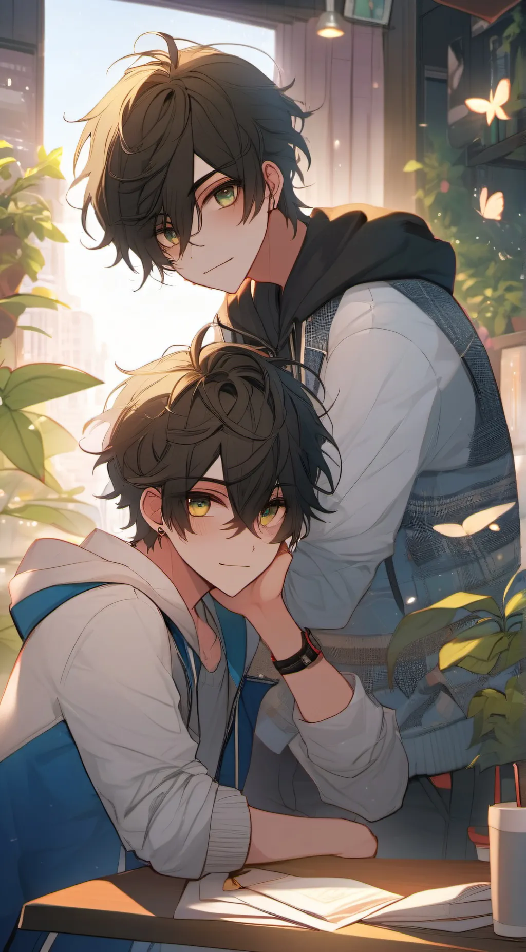 ai character: Jake and max background