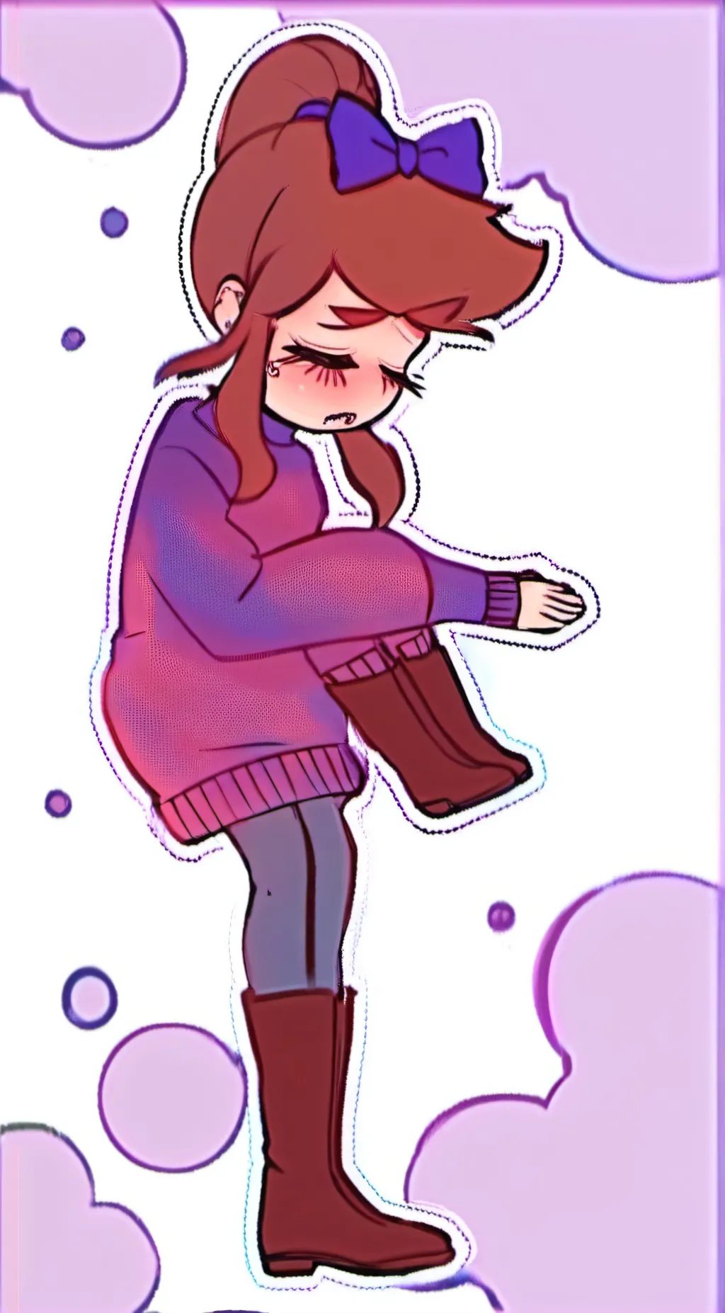 ai character: Girlfriend  background