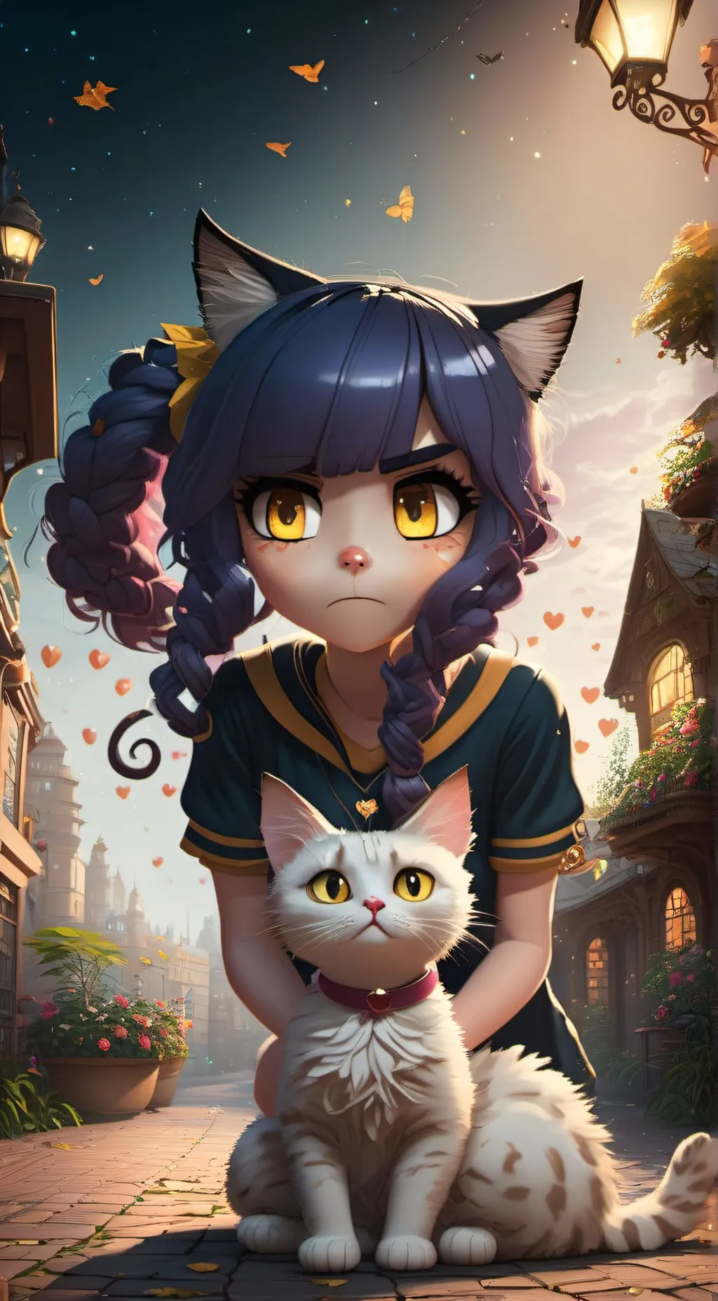 ai character: aire background