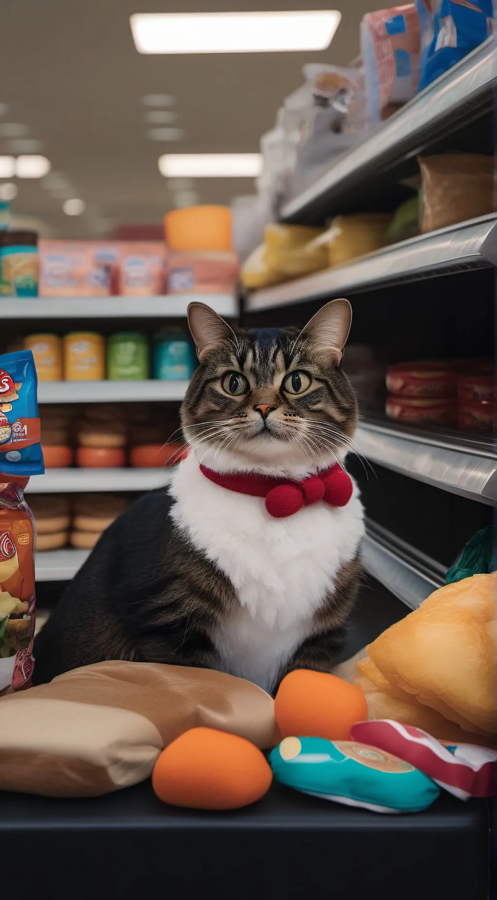 ai character: kitty  😺  bitty background