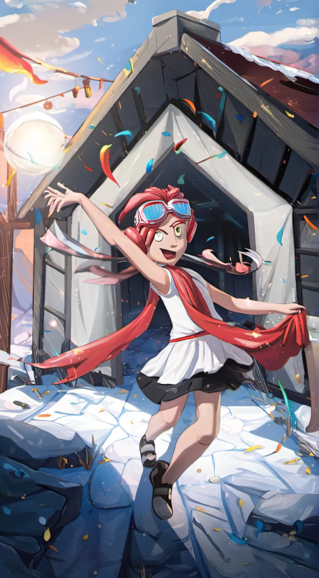 ai character: mommy long legs background