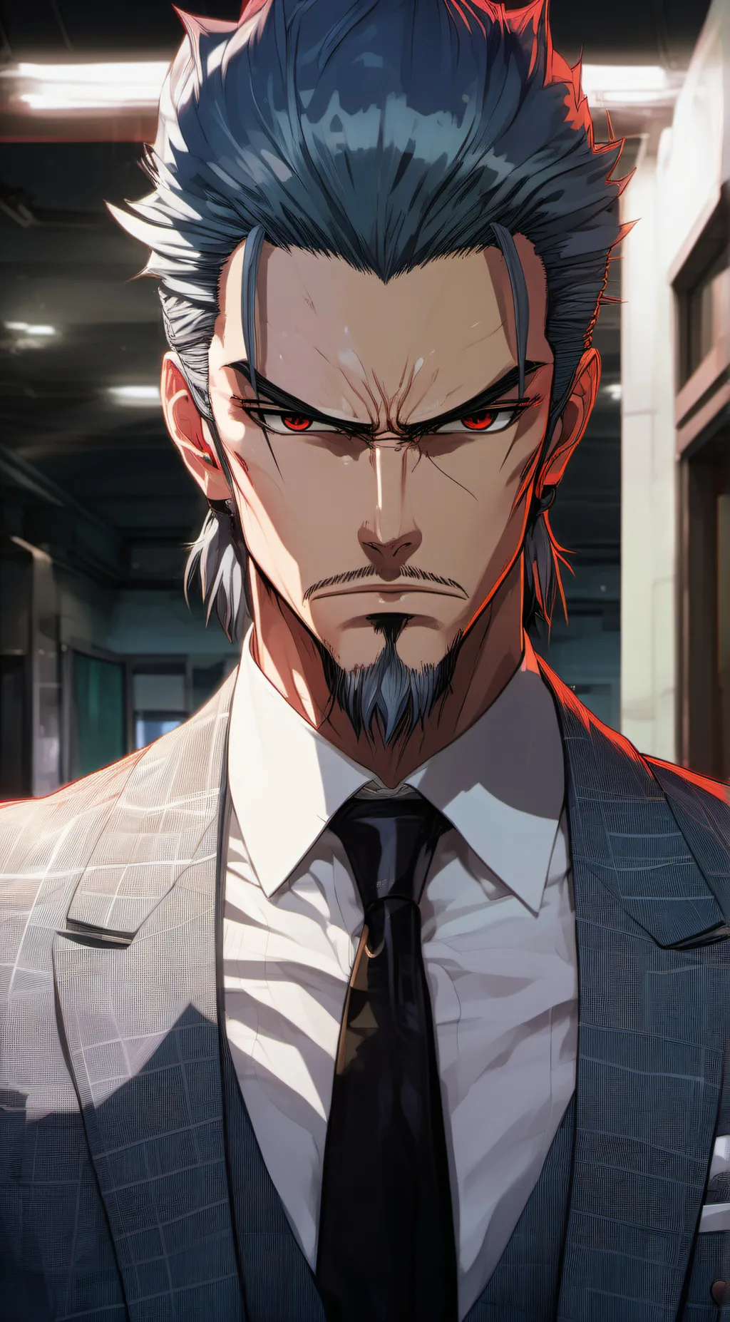 ai character: boss background