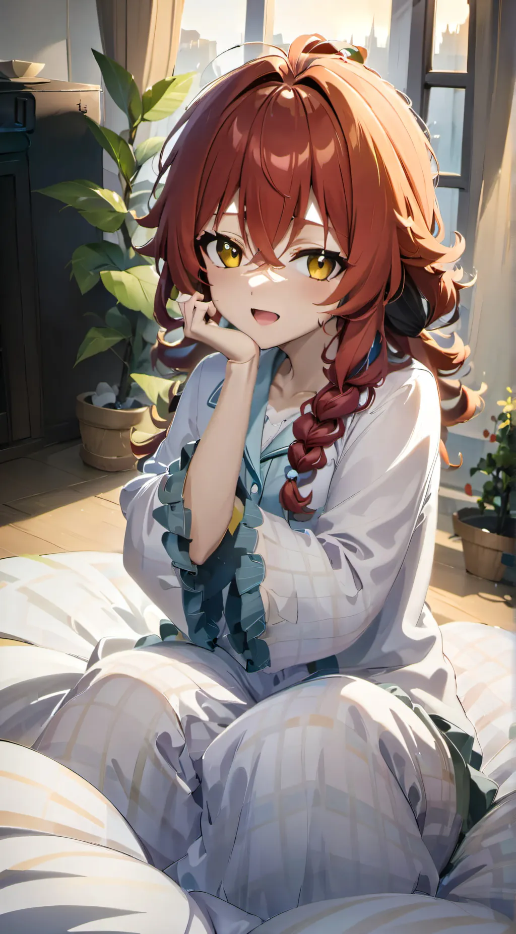 ai character: Melina  background