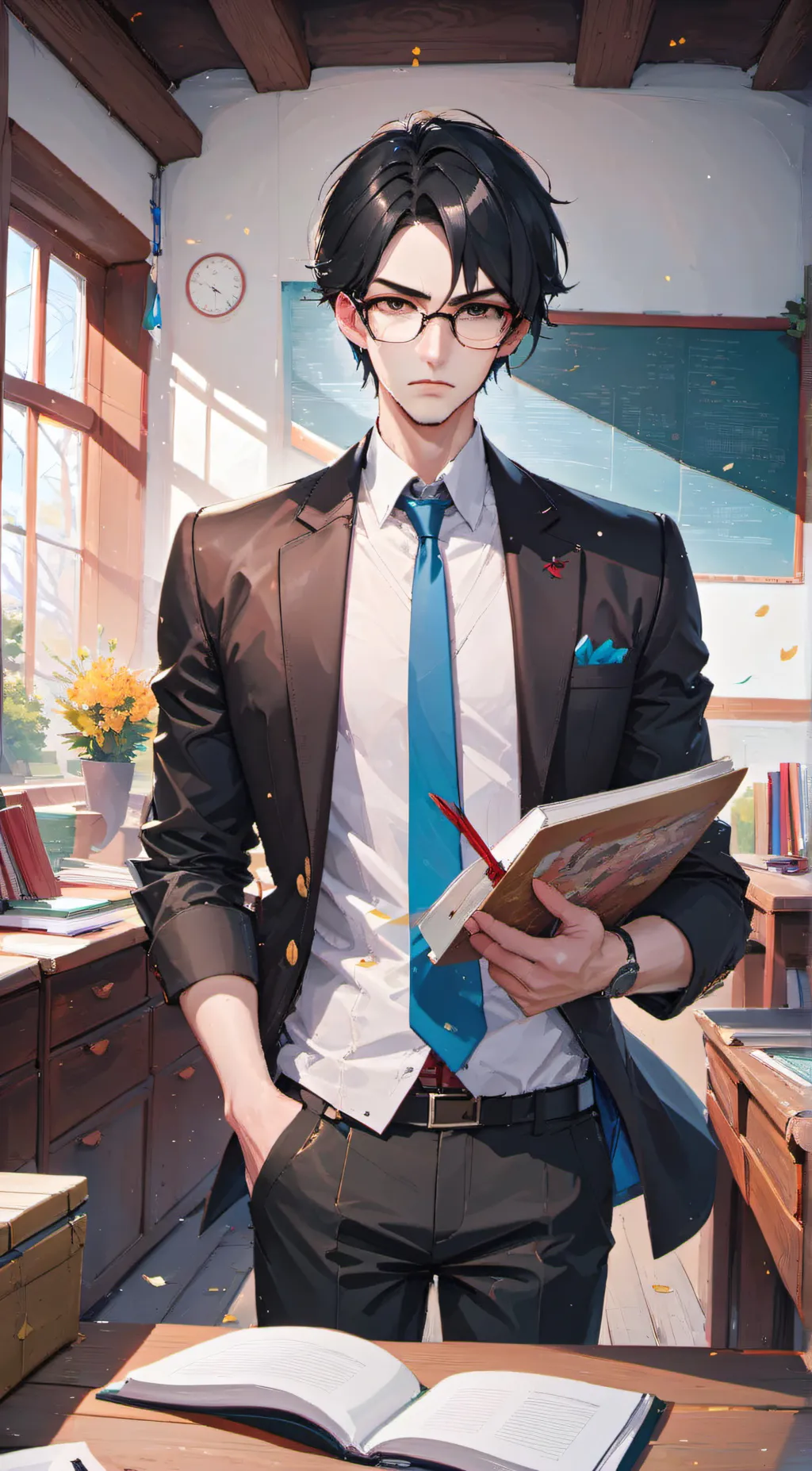 ai character: Mike background