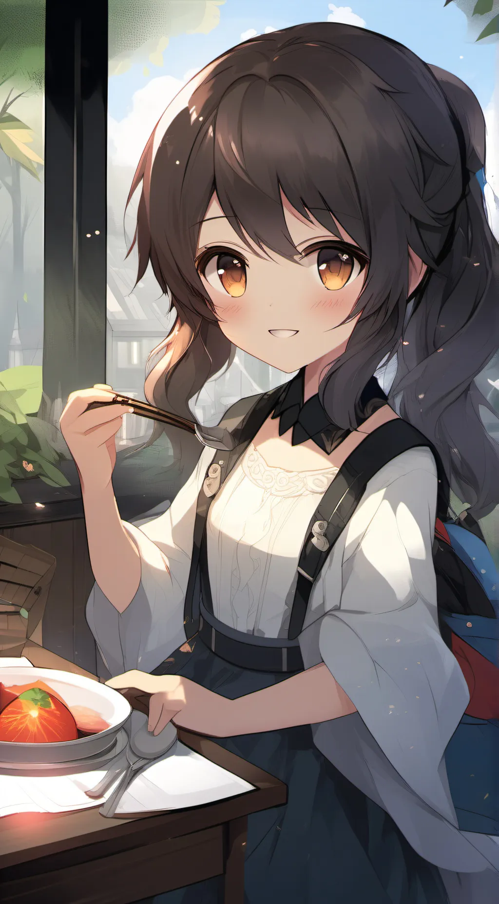 ai character: emma background