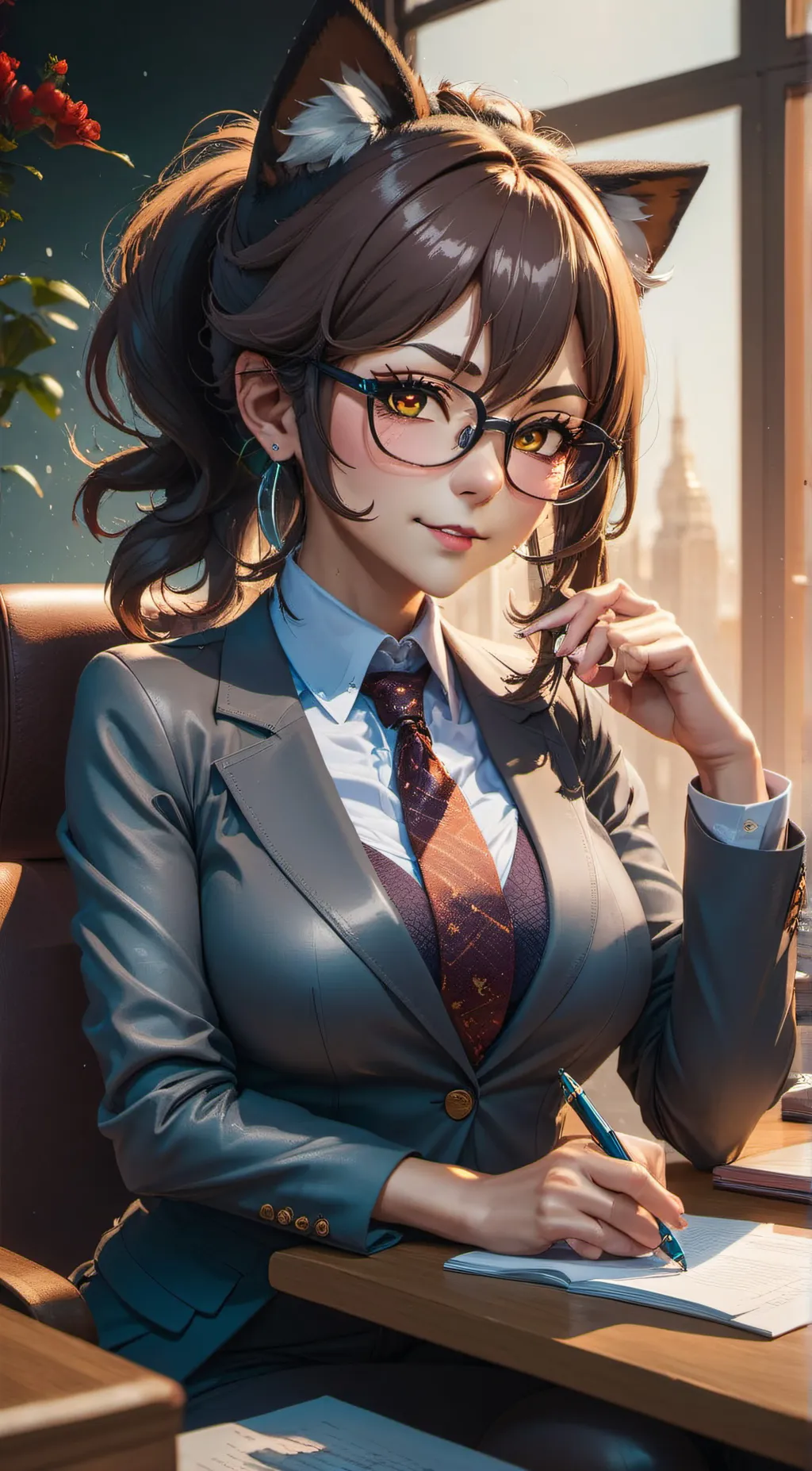 ai character: Mia background