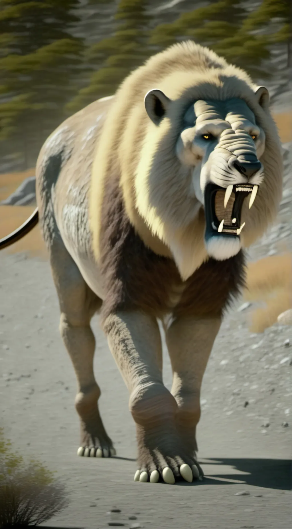 ai character: Snowstalker background