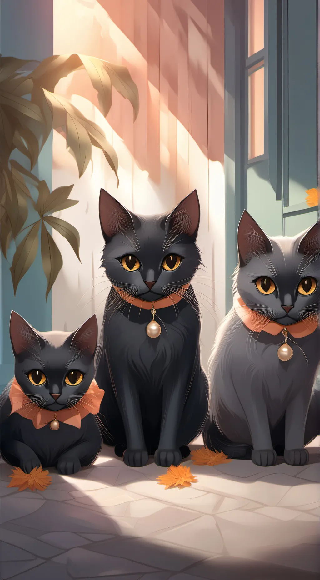 ai character: rose...kitty... background