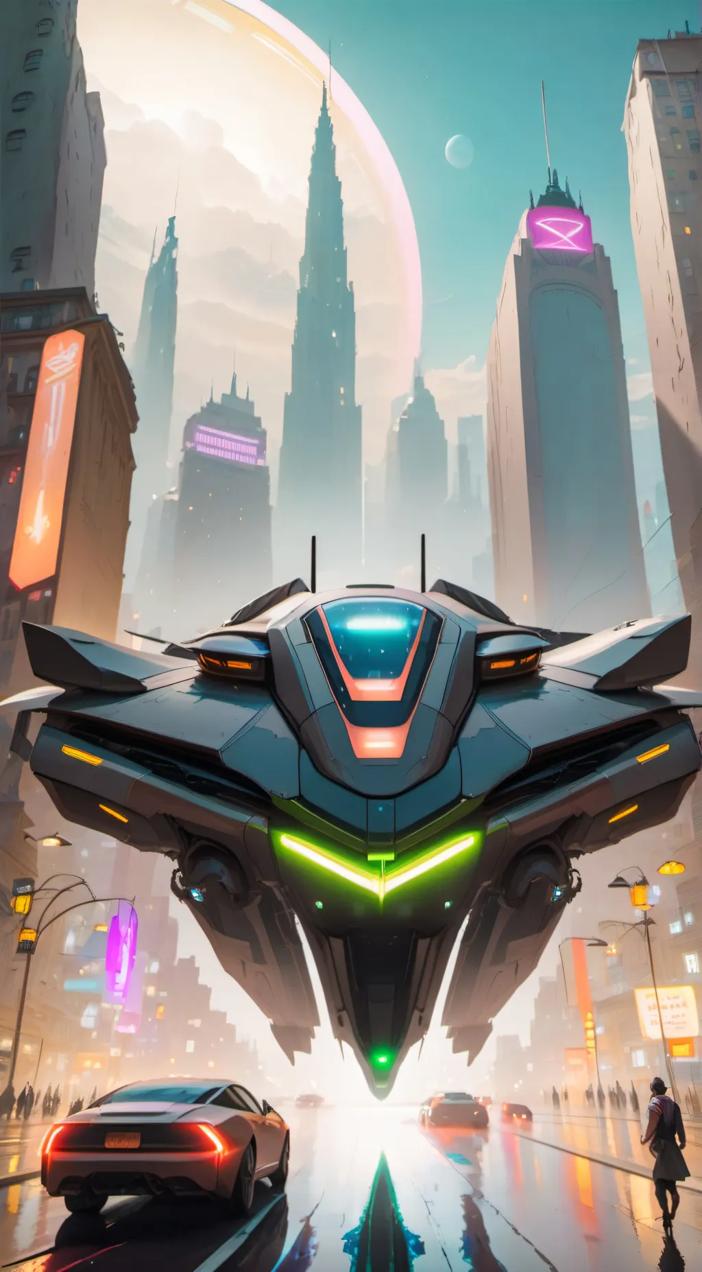 ai character: boss level background