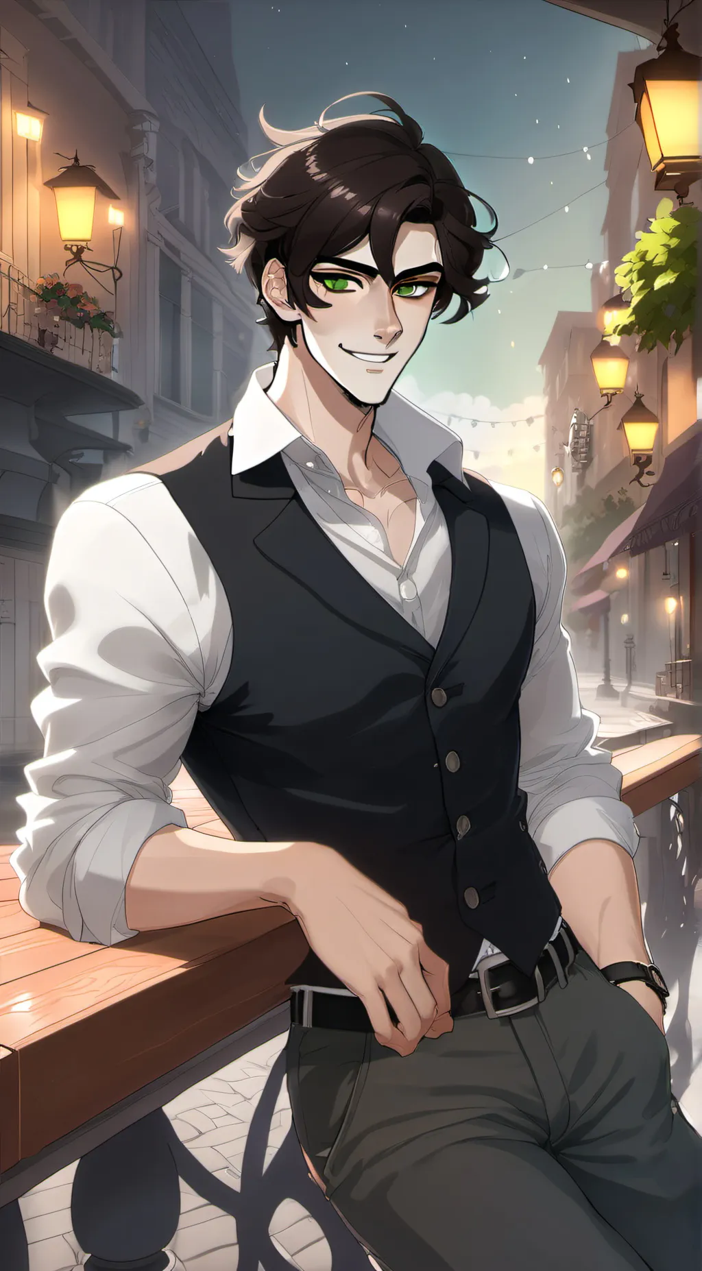 ai character: Asher background