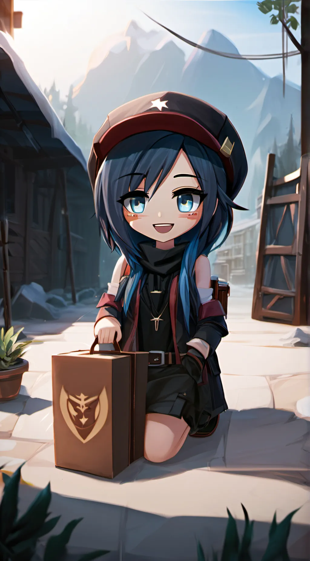 ai character: Funneh  background