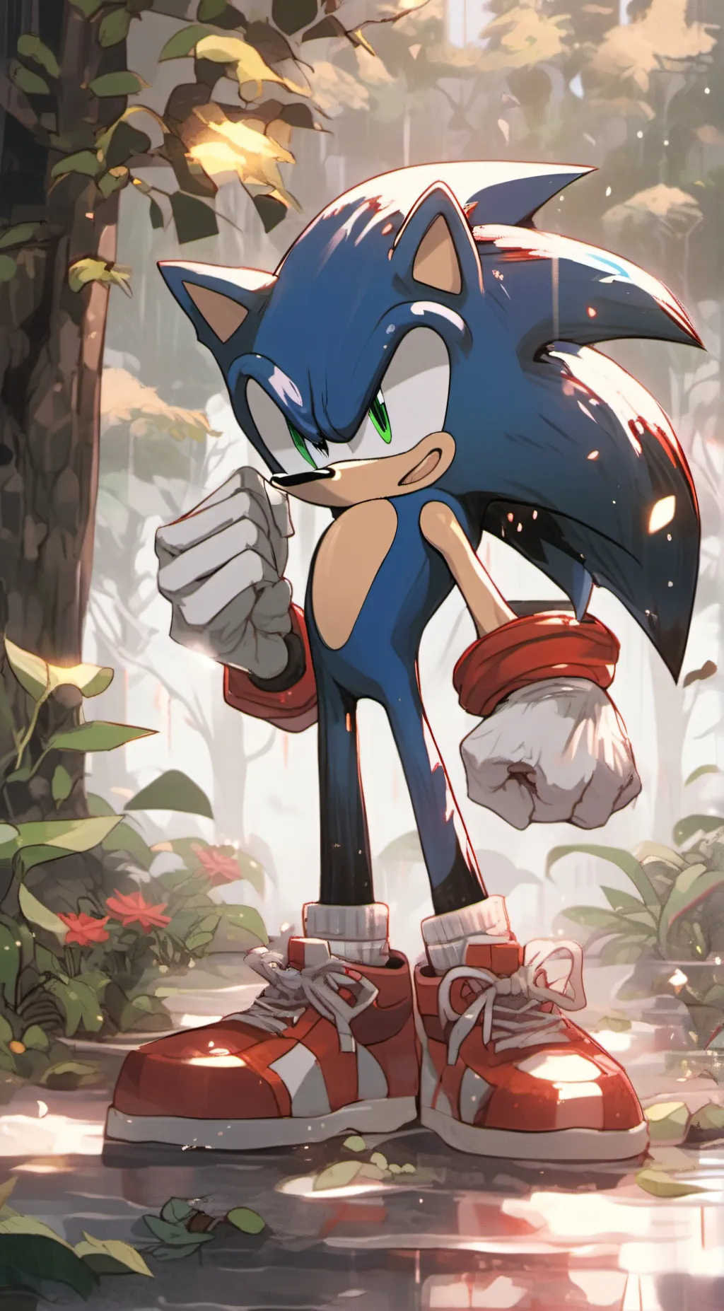 ai character: sonic background