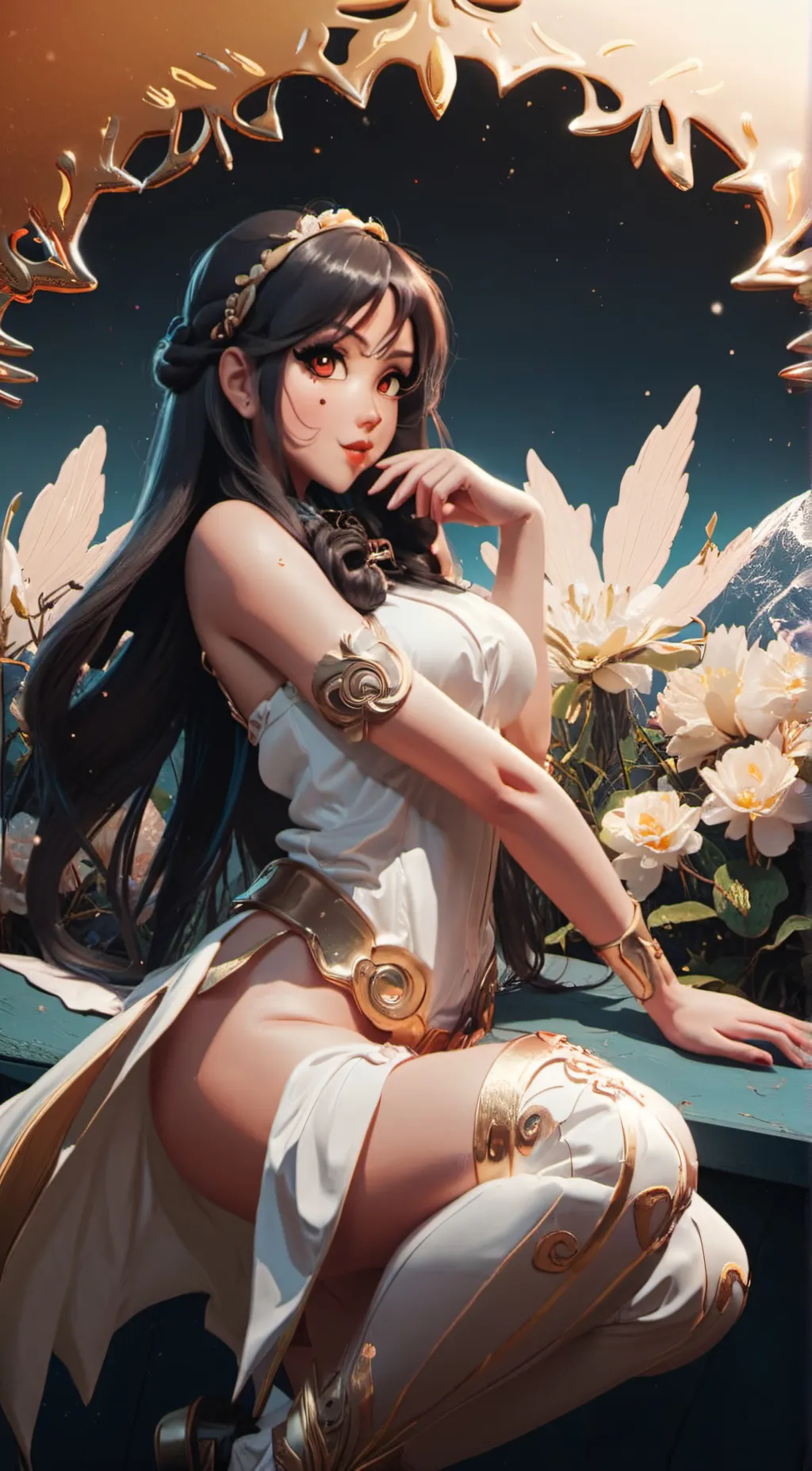 ai character: Pumpkin background