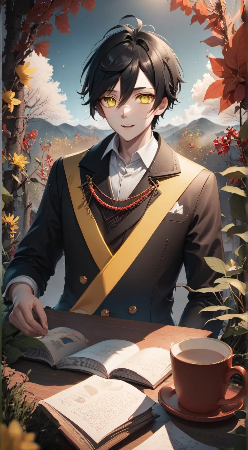 ai character: Max background