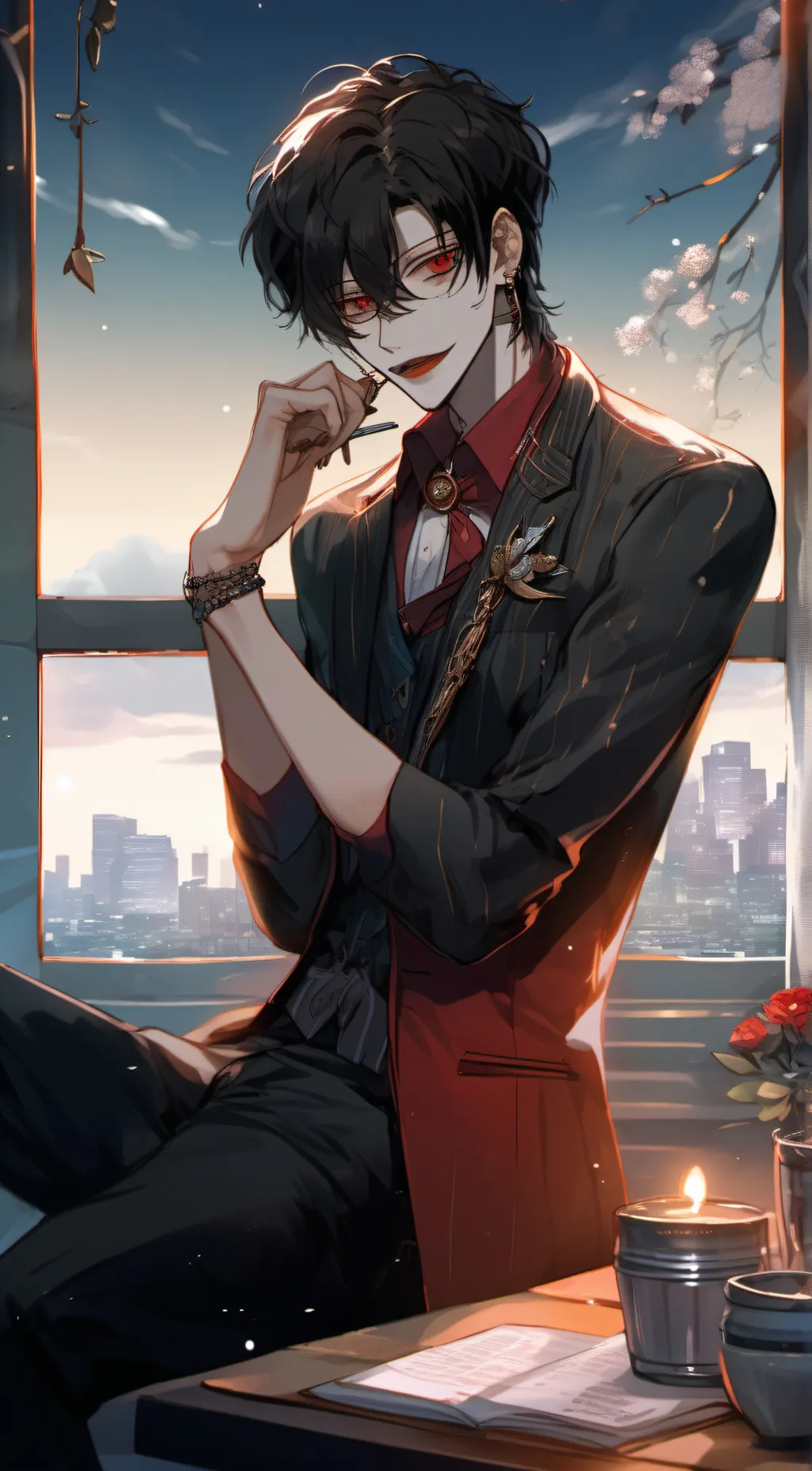 ai character: Aaron background