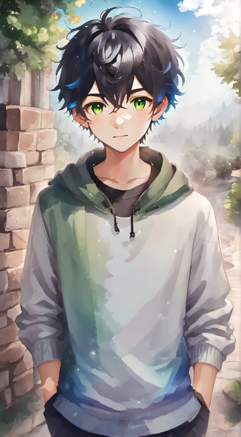 ai character: Leo background