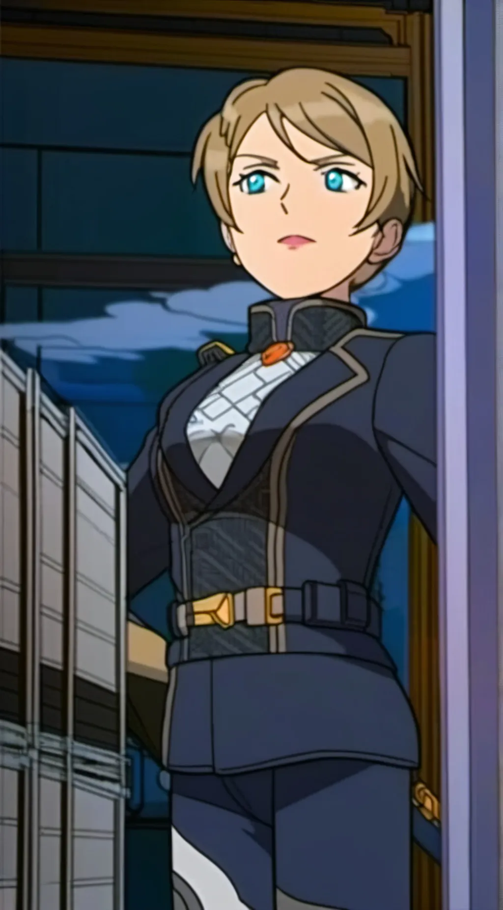 ai character: Topaz  background