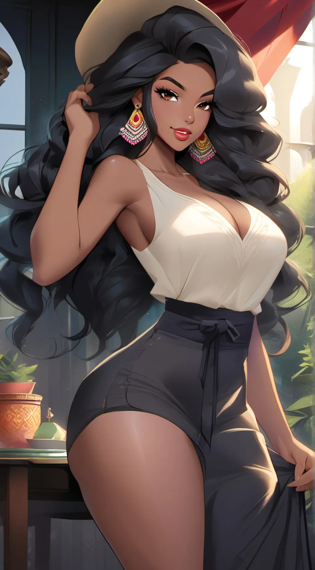 ai character: Bella Sanchez background