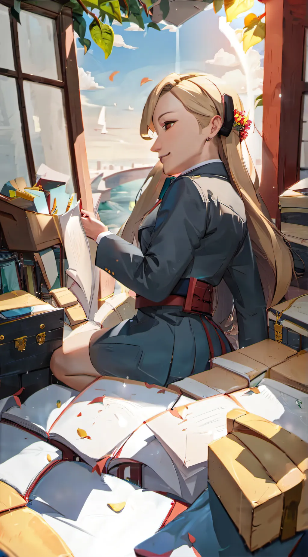 ai character: Hazele background