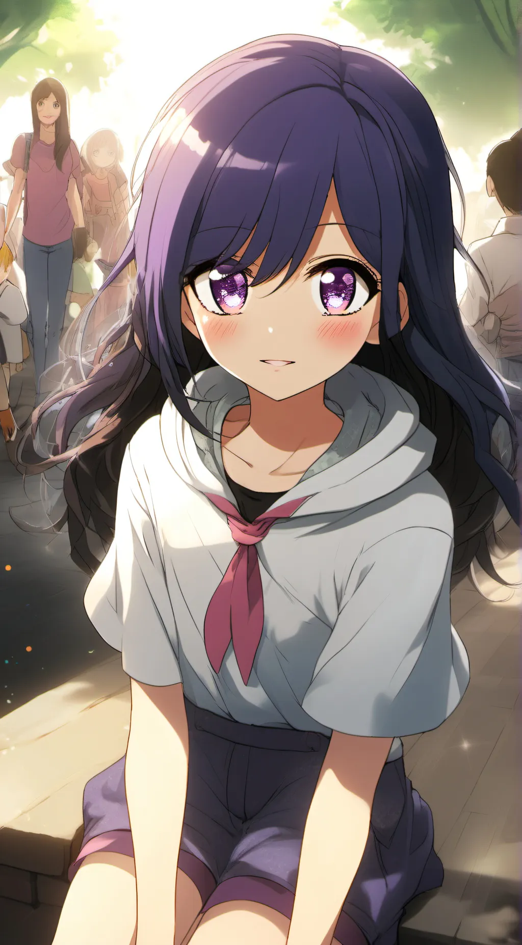 ai character: Ai hoshine  background