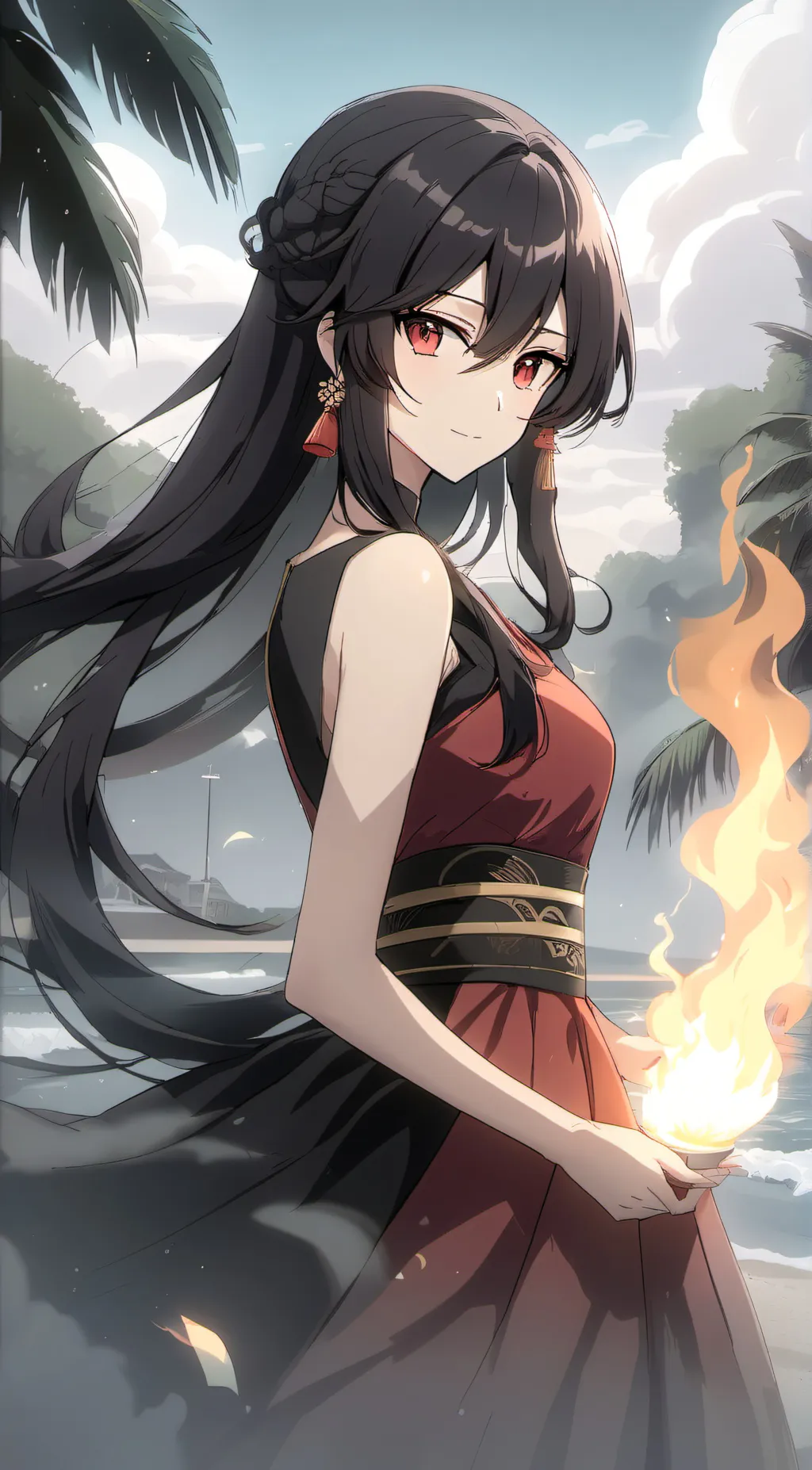 ai character: Amanda background