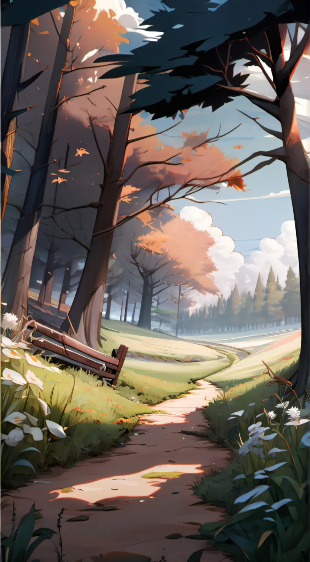 ai character: grass background