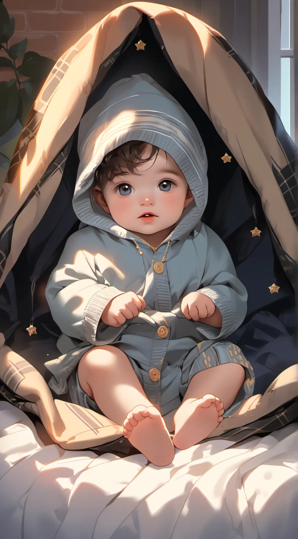 ai character: your cute son background