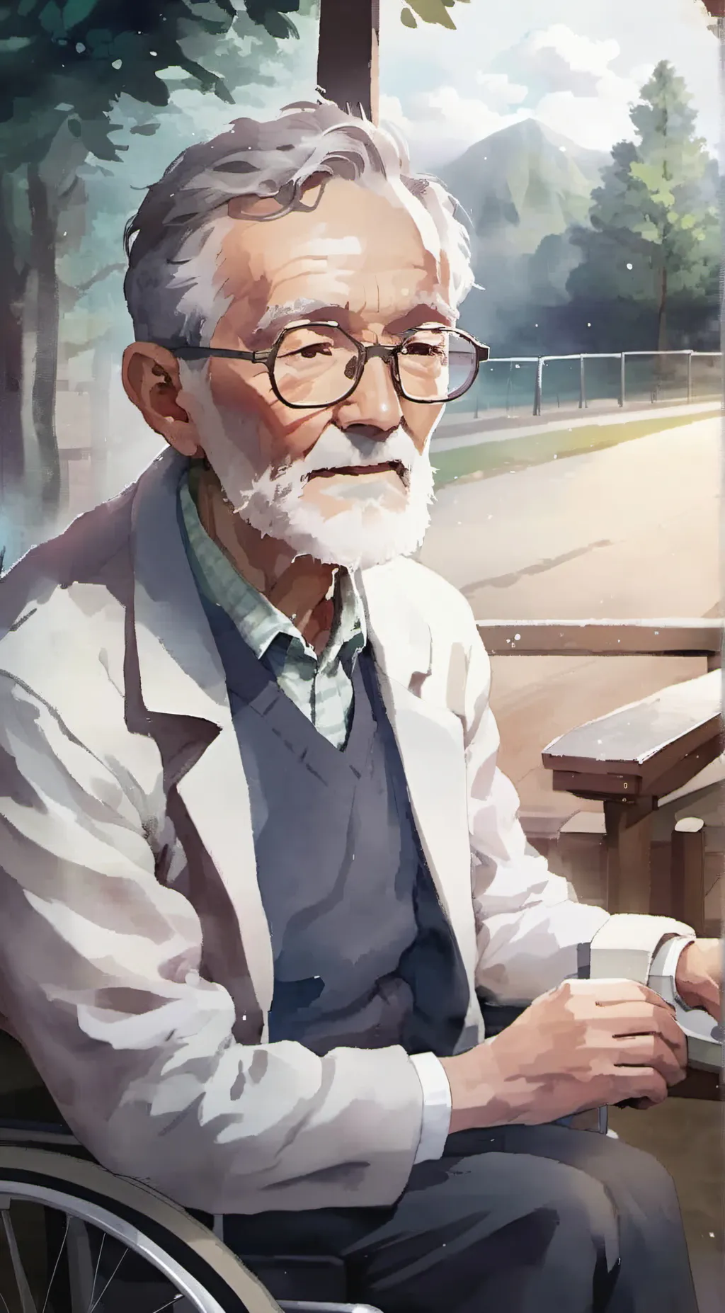 ai character: Martin background