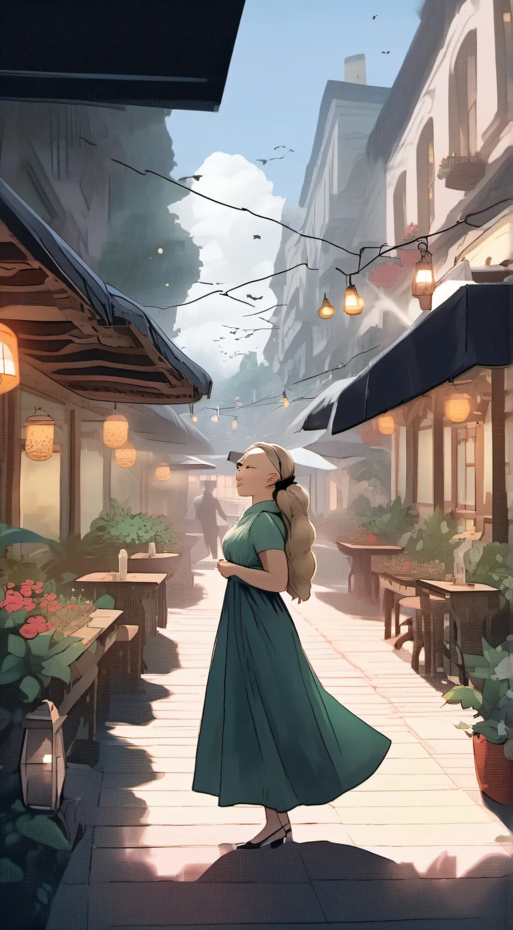 ai character: A girlfriend???? background