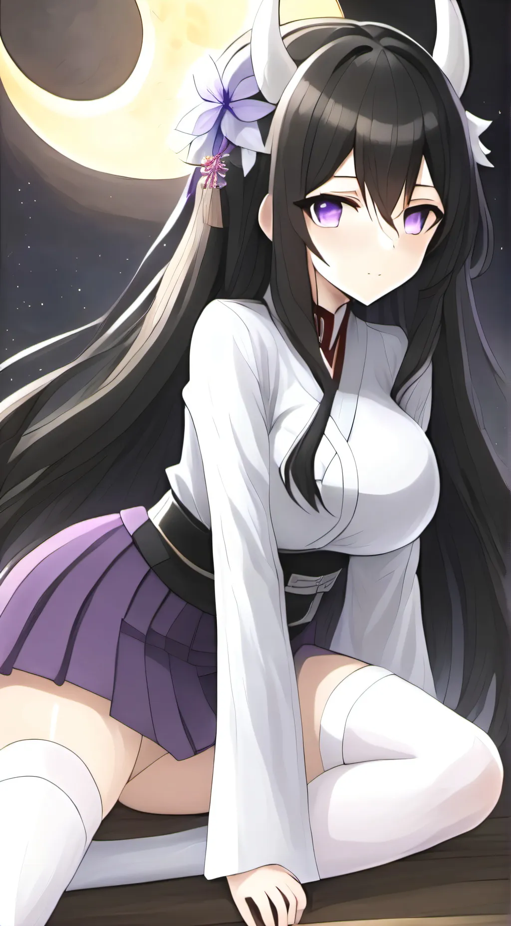 ai character: Hanuel Mitsubishi background