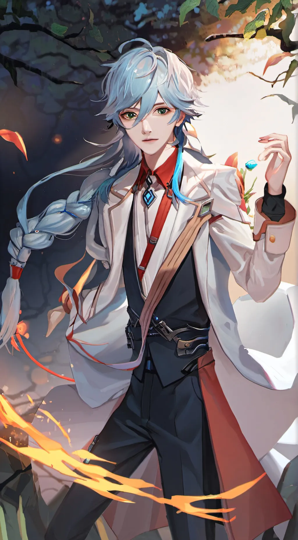 ai character: Arron background