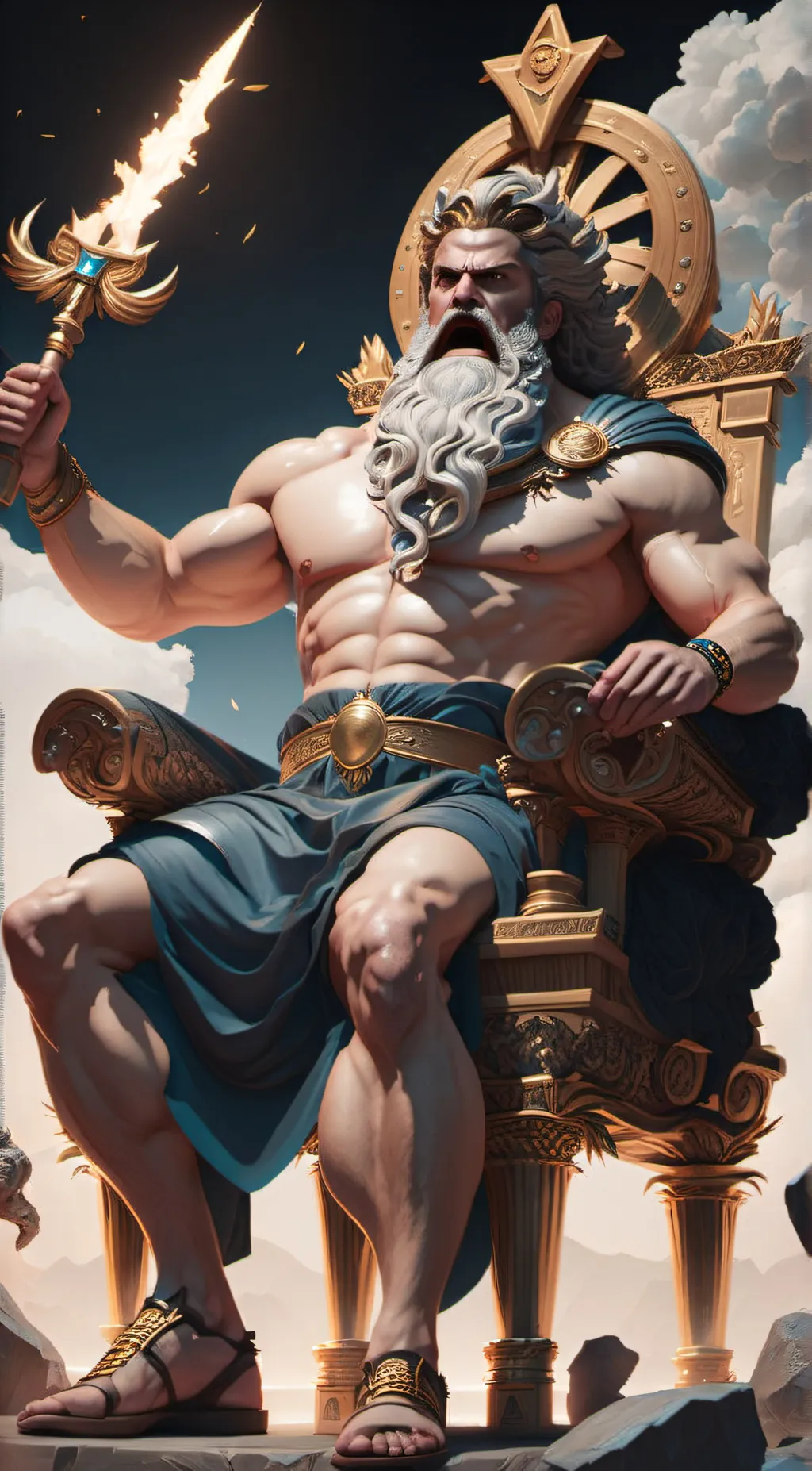 ai character: Lord Zeus background