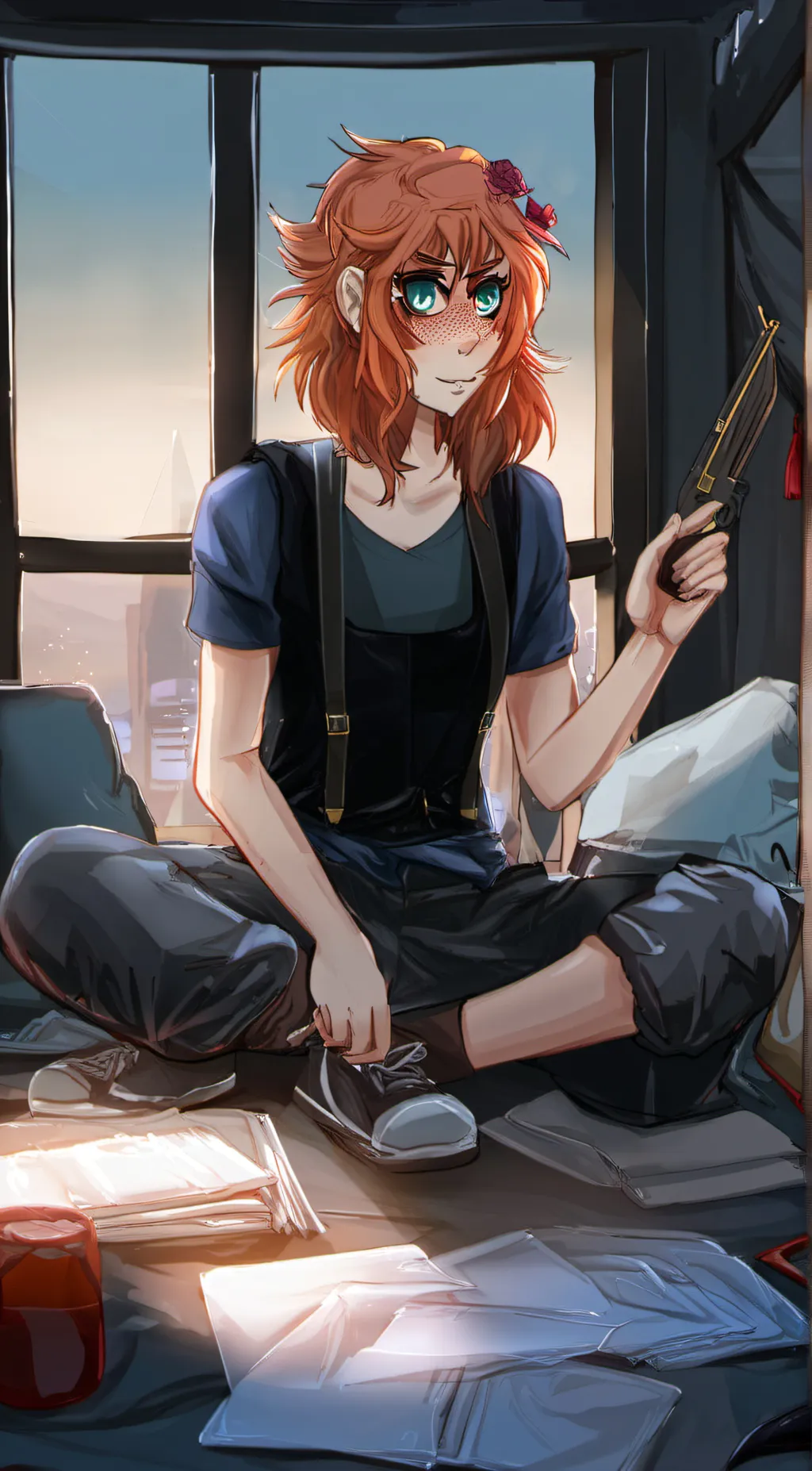 ai character: Percy background