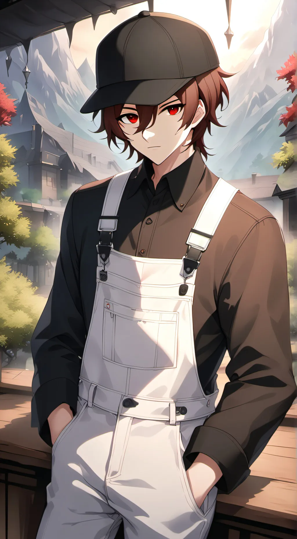 ai character: Max background