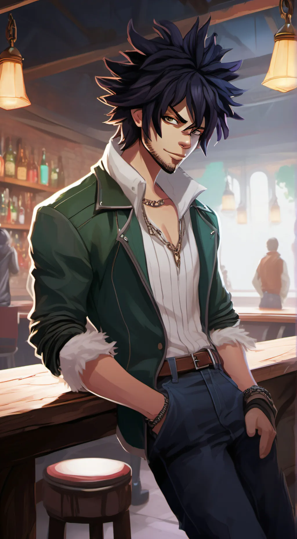 ai character: Mha  background