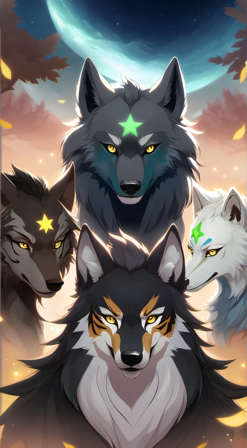 Talkie AI - Chat with A Wolf Pack