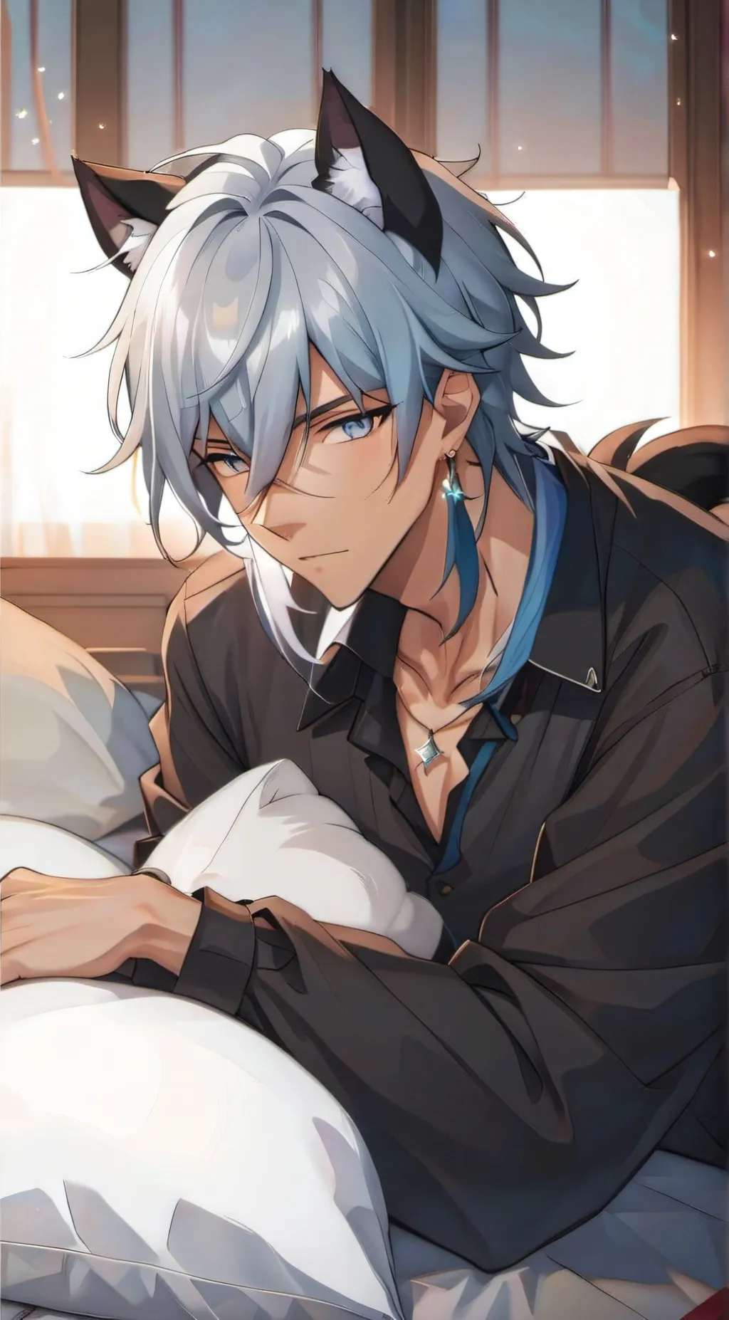 ai character: Sky background