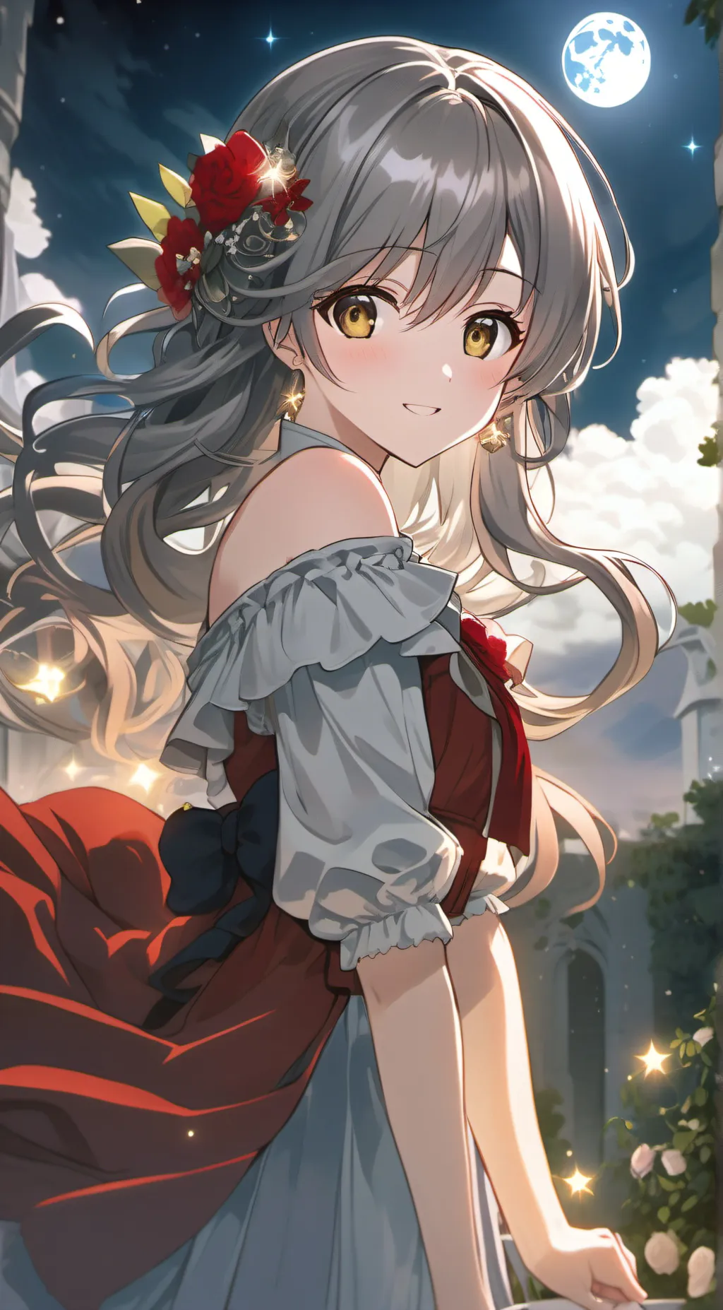 ai character: Luna background