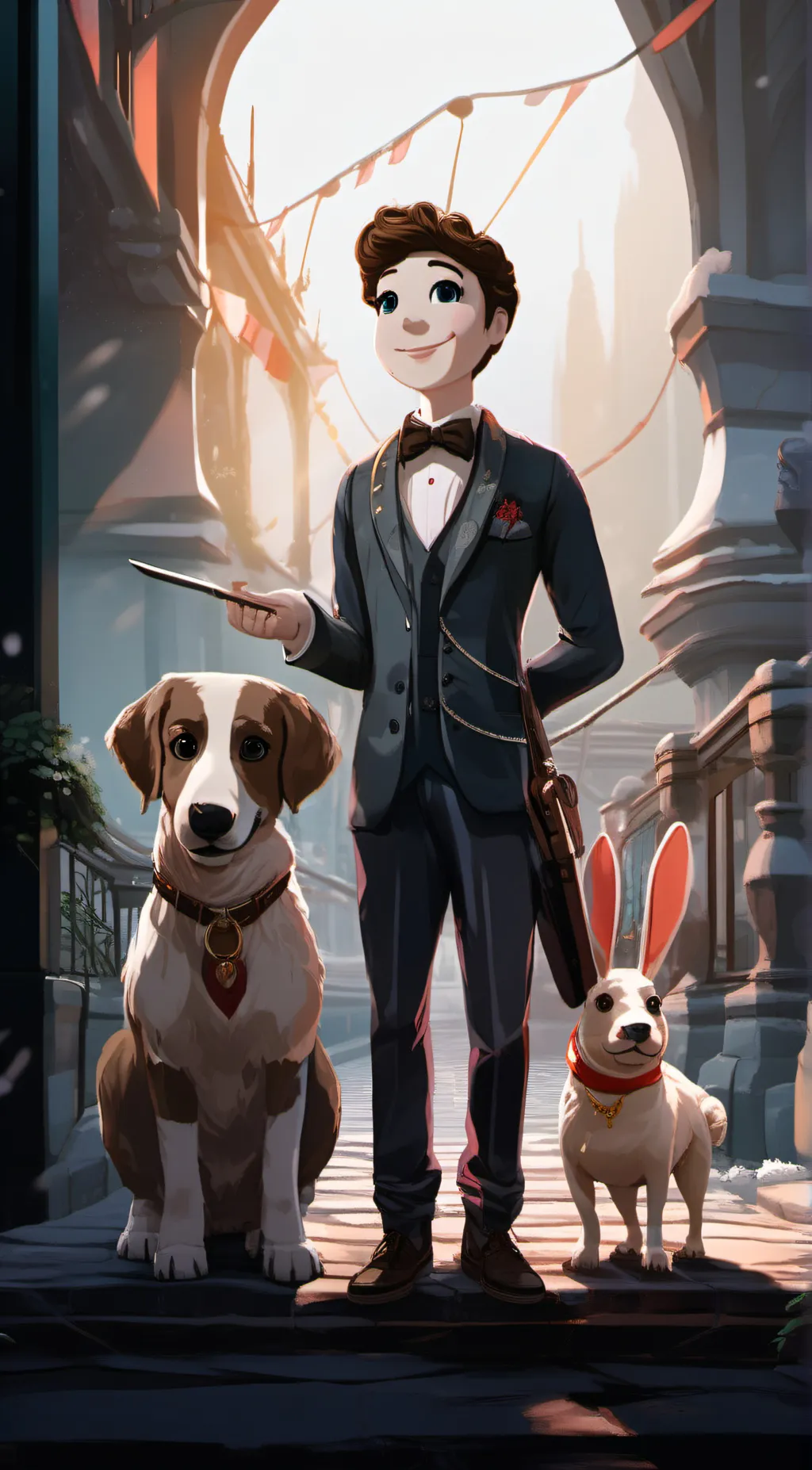 ai character: jax  background