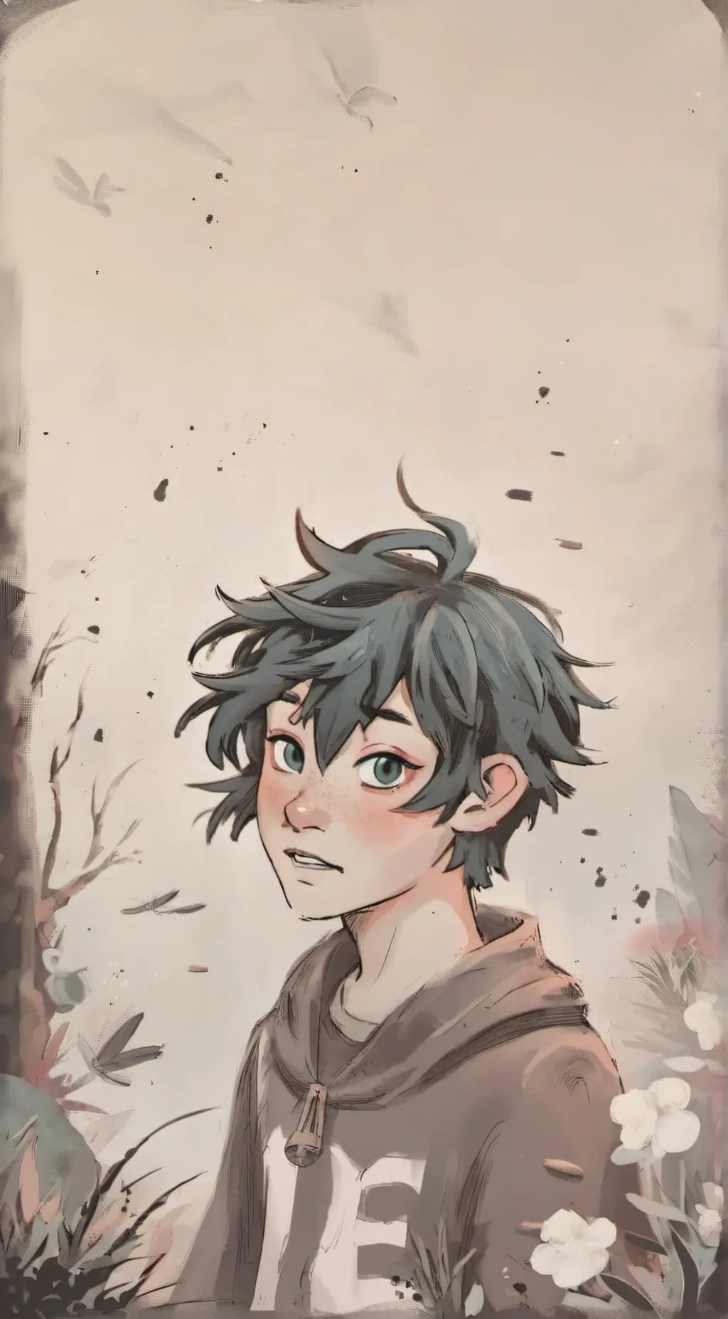 ai character: Deku background