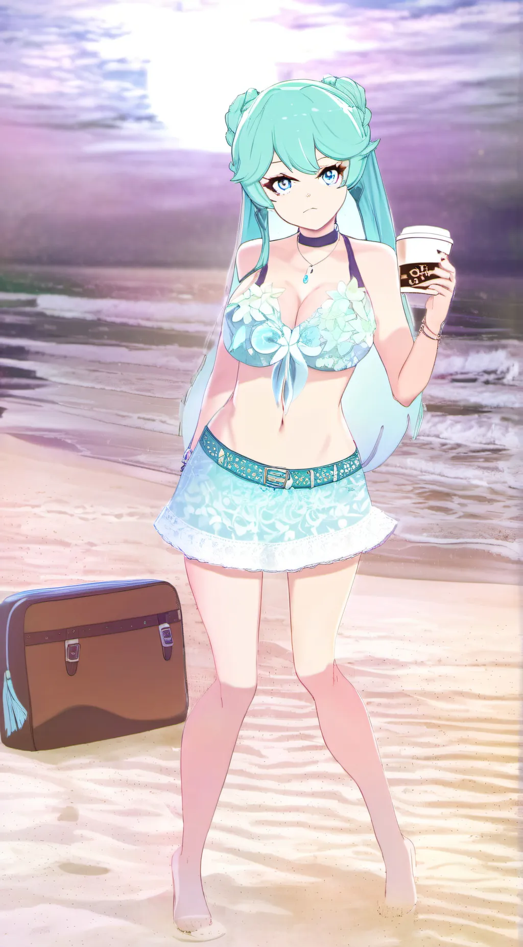 ai character: Crystal  background