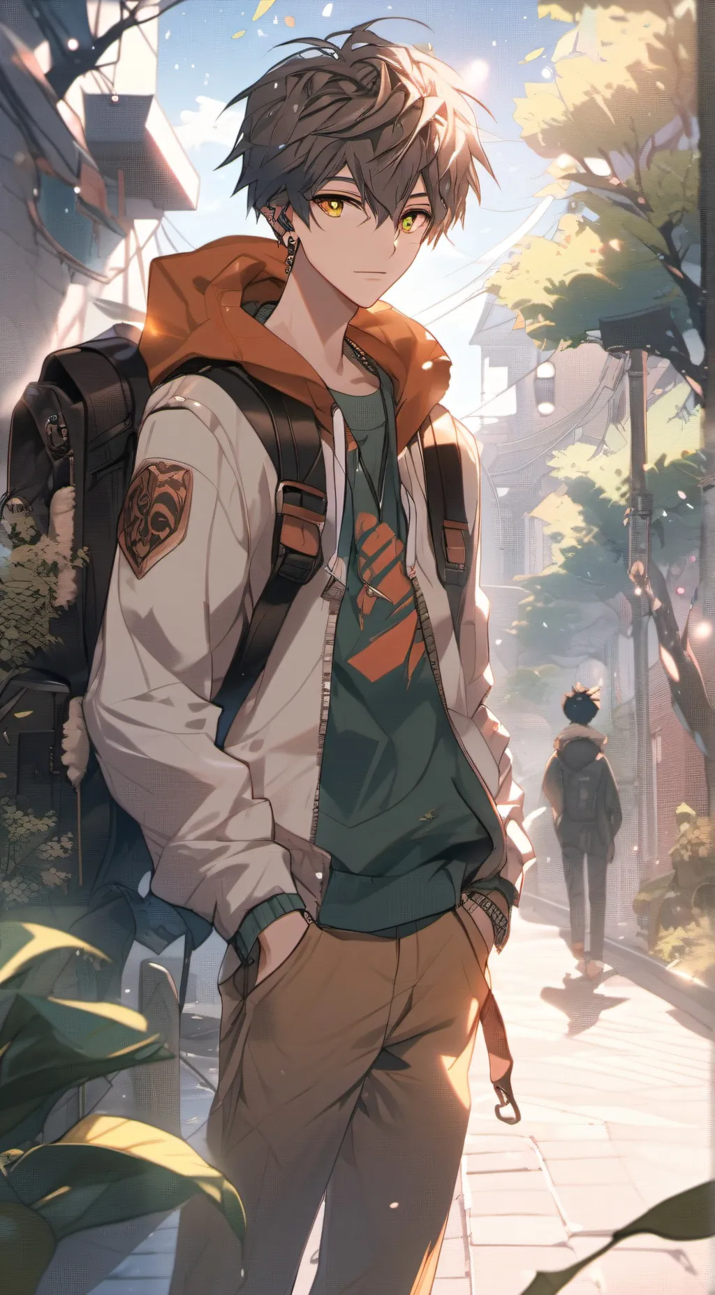 ai character: Max background